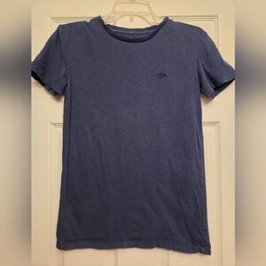 American Eagle Men's Blue Short-Sleeve Tee